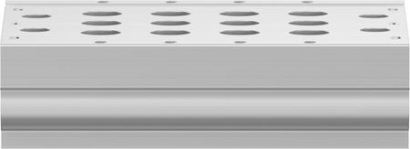 VABM-L1-10S-G18-4 Festo 4 stations G 1/8 Manifold Base, Aluminium Alloy 1/8 in G