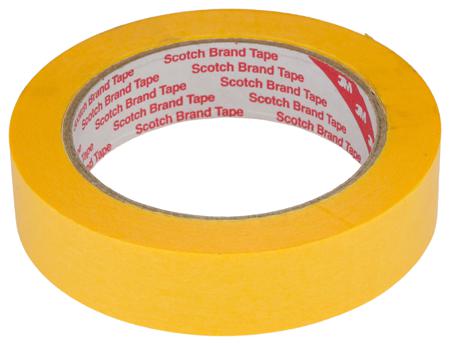 244-24mmx50m 3M 244 Gold Masking Tape 24mm x 50m