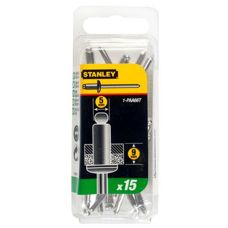 1-PAA66T Stanley Aluminium Rivet Set Rivet, 5mm