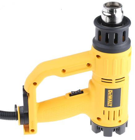 D26411-GB Dewalt +600°C max Heat Gun, 240V ac, 1.8kW, Type G - British 3-pin