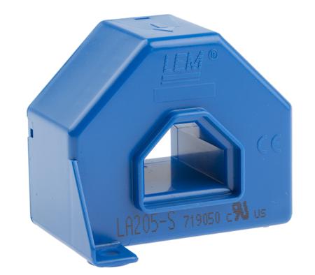 LA 205-S LEM LA Series Current Transformer, 300A Input, 300:1, 100 mArms Output, 22.7 x 17.4mm Bore, 12 → 15 V