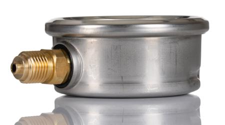 231-0196 RS PRO G 1/4 Bottom Entry Pressure Gauge 400bar, 0bar min.