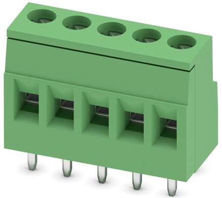 1730531 Phoenix Contact MKDSD 2.5/ 5-5.08 Series PCB Terminal Block, 5-Contact, 5.08mm Pitch, Through Hole Mount, 1-Row, Screw