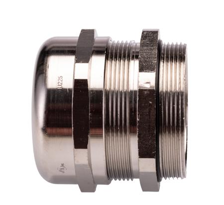 53112670 Lapp M50 Metallic Nickel Plated Brass, IP68 Cable Gland