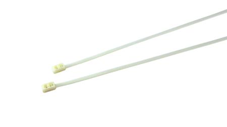 178-9490 RS PRO Cable Tie, 300mm x 4.8 mm, Natural Nylon, Pk-100