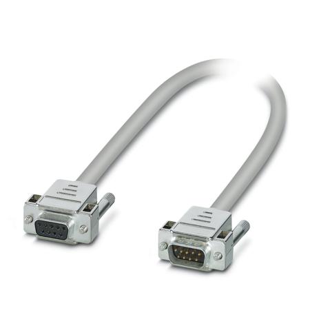 1066591 Phoenix Contact Female 9 Pin D-sub to Male 9 Pin D-sub Serial Cable, 1m