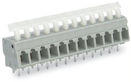 257-459 WAGO 257 Series PCB Connector, 9-Contact, 5/5.08mm Pitch, Through Hole Mount, 1-Row, Push In Termination