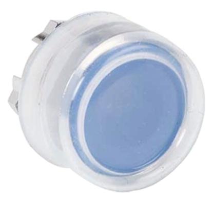 ZB4BP6 Schneider Electric Harmony XB4 Series Blue Spring Return Push Button Head, 22mm Cutout, IP66, IP67