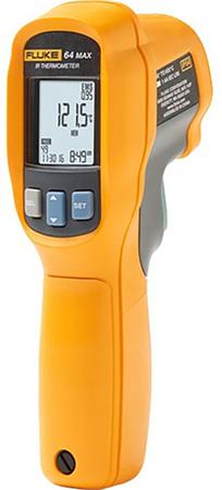 Fluke 64 MAX  Infrared Thermometer, -30°C Min, +600°C Max, ±1 °C Accuracy, °C and °F Measurements With RS Calibration