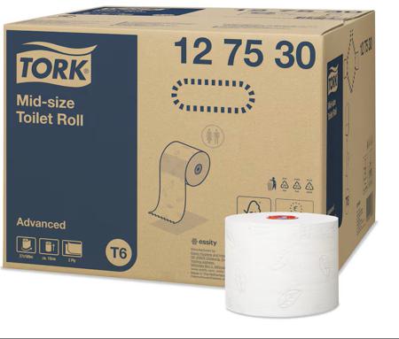 127530 Tork 27 rolls of Toilet Roll, 2 ply