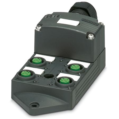 1452932 Phoenix Contact SACB Series Sensor Box, M12, 5 way, 4 port