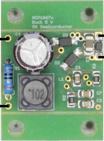 NCP10671B05GEVB onsemi High-Voltage Switcher for Low Power Offline SMPS Evaluation Board for NCP10671 for Low Power Offline SMPS