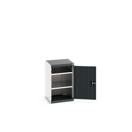 40010097-19V Bott 1 Door Sheet Steel Cupboard, 525 x 525 x 800mm