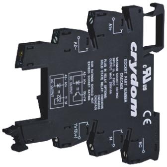 DRSCN24 Sensata Crydom 24V dc DIN Rail Relay Socket, for use with CN Series