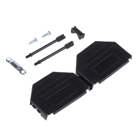 MHDPPK25-K MH Connectors MHDPPK-SLIM Series Polyamide D Sub Backshell, 25 Way, Strain Relief