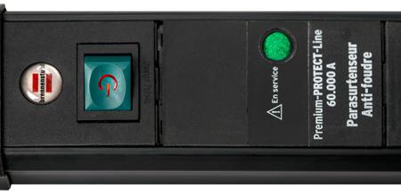 1951181502 brennenstuhl 3m 8 Socket 2P+T Extension Lead, 230 V, IP20