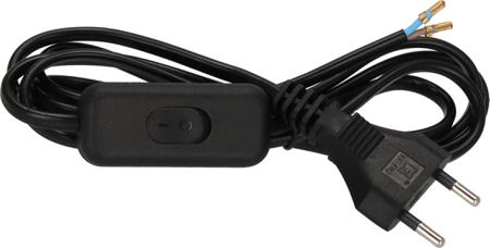 1161811 brennenstuhl Straight Type C Euro Plug to Unterminated Power Cable Assembly, 1.5m
