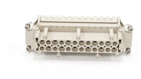 208-4507 RS PRO Heavy Duty Power Connector Insert, 24 contacts, 16A, Female