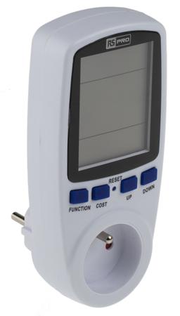 178-5376 RS PRO LCD Energy MeterPower Metering Socket