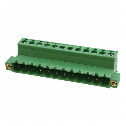 1880669 Phoenix Contact, 5.08mm Pitch, MSTB 2.5/12-STF-5.08 AU, 12 Way, Pluggable Terminal Block, Plug, Plug-In, Screw