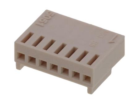22011072 Molex Receptacle Crimp Connector Housing, 2.5mm Pitch, 7 Way, 1 Row