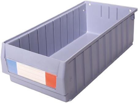 775-5287 RS Pro Blue Plastic Stackable Storage Bin, 500mm x 234mm x 140mm
