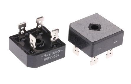 GBPC3502 onsemi Bridge Rectifier, 35A, 200V, 4-Pin