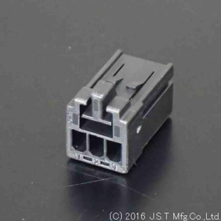 J21SF-03V-KX-L JST, J2000 Female PCB Connector Housing, 2.5mm Pitch, 3 Way, 1 Row