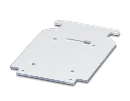 1031980 Phoenix Contact HCS Series Polycarbonate Mounting Plate, 113mm H, 81mm W, 2mm L for Use with Housing