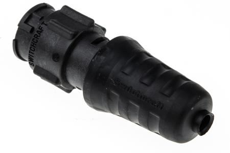EN3L2MX Switchcraft Circular Connector, 2 Contacts, In-Line, Standard Connector, Plug, Male, IP68, IP69K, EN3 Series