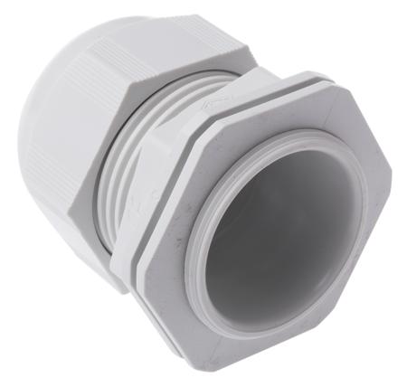 F7003600R SIB , PG36 Grey PA 6, IP68 Cable Gland with Locknut