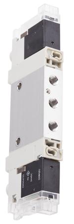 VUVG-LK10-T32C-AT-M5-1H2L-S Festo VUVG Metric M5 2 x 3/2 Solenoid/Spring Inline Pneumatic Solenoid Valve