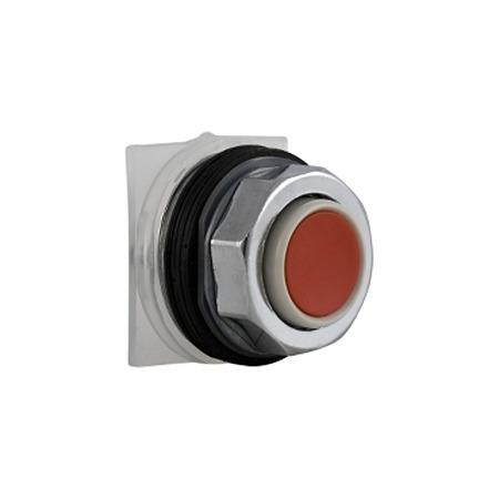 9001KR3R Schneider Electric Harmony 9001K Series Red Spring Return Push Button Head, 22.5mm Cutout