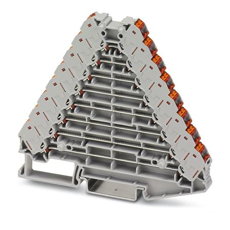 3270231 Phoenix Contact  PTRV 8 /RD Series Grey, 0.14 → 2.5mm², Push In Termination
