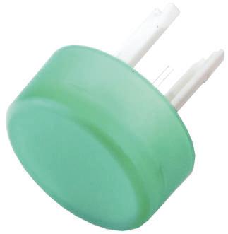 19-931.5 EAO Green Round Push Button Lens for Use with 19 Series