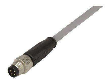 21348081481100 HARTING Female 4 way M8 to Male 4 way M8 Sensor Actuator Cable, 10 m