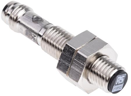 206-6151 RS PRO Inductive Threaded Barrel Proximity Sensor, M8, 2 mm Detection, PNP NO, 10 → 30 V dc