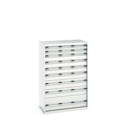 40021043-16V Bott 9 Cabinet, Steel, 1600mm x 650mm x 1050mm, Light Grey
