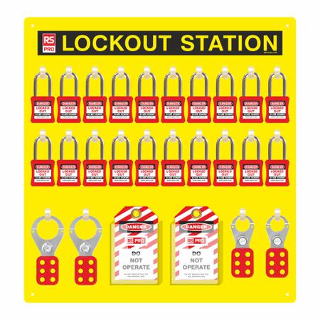 642-801 RS PRO 20 Padlock Lockout Station