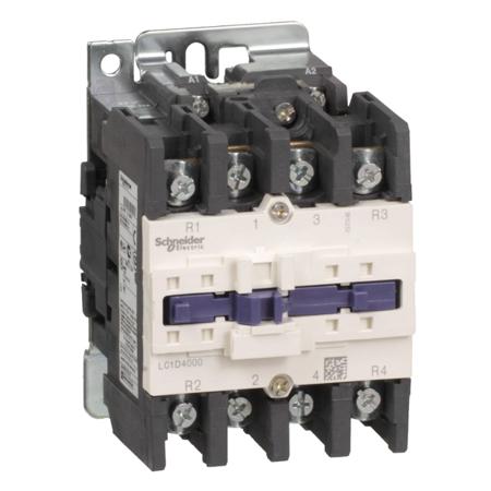 LC1D40008M7 Tesys D LC1D 4 Pole Contactor, 60 A, 220 V ac Coil