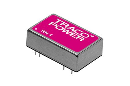 TEN-4-4823 TRACOPOWER TEN 4 4W Isolated DC-DC Converter Through Hole, Vin 18 → 72 V dc, Vout ±15V dc
