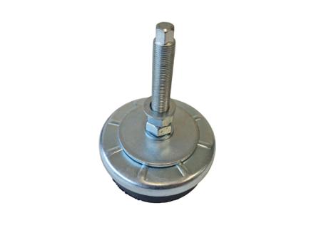 10302 Serious 16mm 120mm Dia. Natural Rubber Levelling Adjustable Foot, 1000kg Static Load Capacity