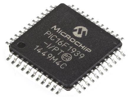 PIC16F1939-I-PT Microchip PIC16F1939-I/PT, 8bit PIC Microcontroller, 32MHz, 28 kB Flash, 44-Pin TQFP