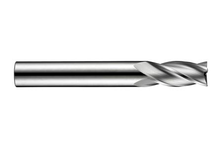 S9043-0 Dormer 38 mm Solid Carbide End Mill, 12mm Cut Length, 3mm Cut Diameter, 4 Flutes