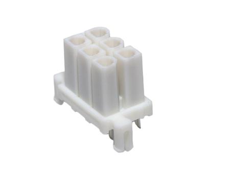 15-24-7061 Molex 42385 Series Right Angle Through Hole PCB Header, 6 Contact(s), 4.2 mm Pitch, 1 Row, Shrouded