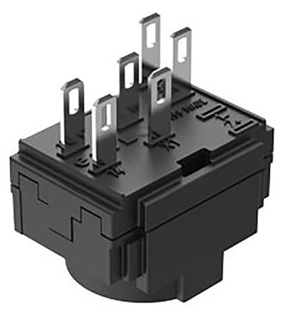 61-8420.12 EAO Contact Block for Use with Series 61 Switches, 250V ac/dc, 1CO