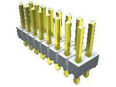 HTSW-106-07-G-D Samtec HTSW Series Straight Through Hole Pin Header, 12 Contact(s), 2.54 mm Pitch, 2 Row, Unshrouded