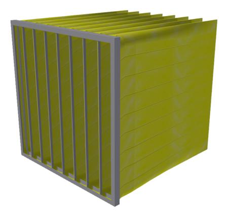 255-1368 RS PRO Bag Filter Filter, 287 x 592 x 500mm