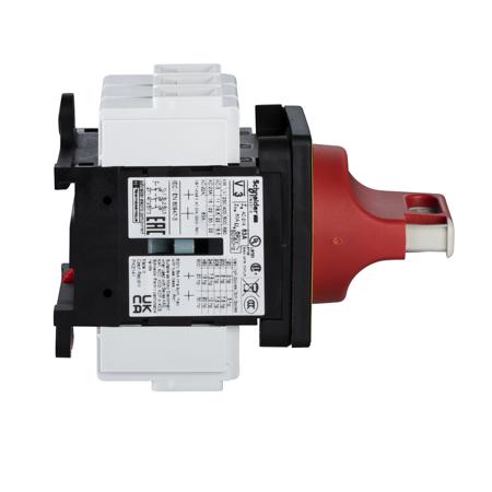 VCF3 3 Pole Panel Mount Non Fused Isolator Switch, 63 A, 30 kW, IP20, IP65