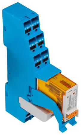 4C-P2-8-230-0060SPA Finder 4C Series[Blank] 230V ac DIN Rail Interface Relay Module, DPDT-2C/0, Push In